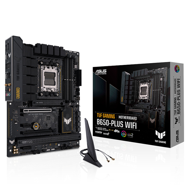 ASU'S TUF GAMING B650-PLUS WIFI Used Motherboard With AMD Socket AM5 Siupport  AMD Ryzen 7000 Series Desktop Processors in Stock
