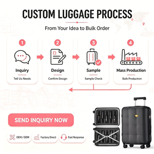 <span class=keywords><strong>Valise</strong></span> cabine 20 pouces pour avions, sac de transport pour vin avec serrure TSA, sac de voyage moderne - Product Image 4