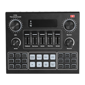 Micro-casque USB pour diffusion en direct sur le Web, carte son V9 BT, dispositif <span class=keywords><strong>de</strong></span> changement <span class=keywords><strong>de</strong></span> <span class=keywords><strong>voix</strong></span> externe <span class=keywords><strong>avec</strong></span> plusieurs <span class=keywords><strong>effets</strong></span> sonores - Product Image 1