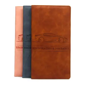 PU Leather Driver License Cover Wallet Insurance Bill Car Registration Insurance Organizer