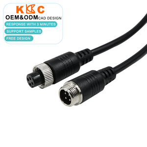 GX12 Aviation <b>Wire</b> Harness, Male Female Docking Cable, Waterproof IP67, Sensor <b>Camera</b> Signal Cable - Product Image 1