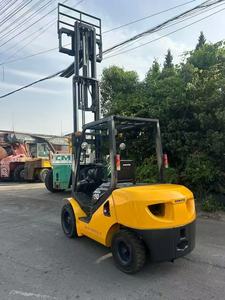 Chariot élévateur diesel d'occasion pour charges lourdes 2,5 3 3,5 5 7 10 15 16 tonnes KOMATSU TCM MITSUBISHI pour la construction et l'entreposage - Product Image 3
