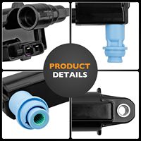 Bobinas de Encendido HQPASFY UF228, Bujías de Iridio, Cables OLIVER Compatibles con Lexus GS300 IS300 para Reemplazo #   E592 5C1189