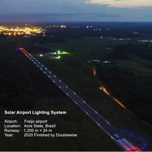 Éclairage de bordure de piste solaire pour aéroports conformes ICAO et FAA – Éclairage LED surélevé pour pistes aéroportuaires à prix avantageux - Product Image 4