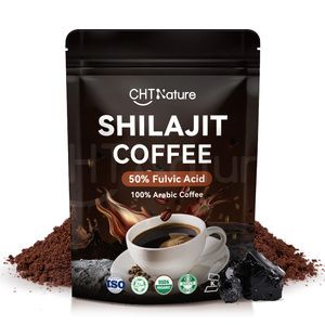 CHTNature Suplementos Energéticos, Café Instantáneo con Shilajit en Polvo, 100g/Bolsa, Café con Shilajit - Product Image 1