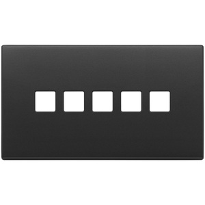 5Mx5 BS Flat <b>Plate</b> Anthracite Grey 16.5 Cm Length Wall <b>Switch</b> Cover - Product Image 1