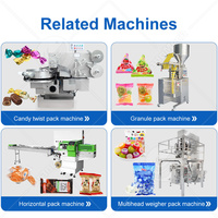 Machine d'impression et d'emballage de chocolats ronds et carrés ORME, machine à emballer et à gaufrer les pièces de chocolat