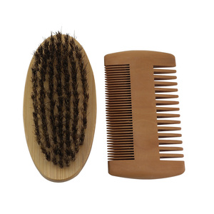 Brosse à barbe manuelle de poche pour hommes, pour l'entretien et le modelage de barbes longues, et kits de coupe pour l'épilation en salon - Product Image 1