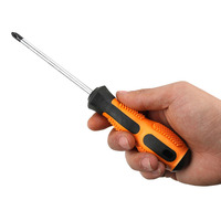Tournevis de massage Phillips et plat, de qualité industrielle, magnétique puissant, finition brillante jaune, outil manuel, vente en gros fabricant