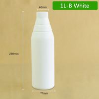 Pas cher 1L/1,8 L bouteille en plastique biodégradable jus lait confiture bouteille en plastique emballage alimentaire écologique en gros