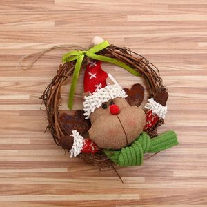 Décorations de Noël 2026 très populaires : Poupées Père Noël, Bonhommes de neige, Cerfs pour couronnes, anneaux en rotin et décorations d'arbres de Noël - Product Image 5