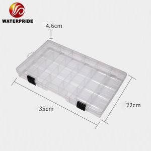 <span class=keywords><strong>Caja</strong></span> de almacenamiento de <span class=keywords><strong>señuelos</strong></span> de pescado de PP transparente 3700 con divisores ajustables <span class=keywords><strong>para</strong></span> pesca en Lago Stream <span class=keywords><strong>caja</strong></span> de aparejos de pesca rígida ligera - Product Image 2