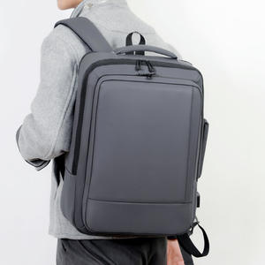Custom 2025 New Multifunctional Computer <b>Backpack</b> Waterproof Usb Charging <b>Pet</b> Polyester Expandable Business <b>Backpack</b> - Product Image 3