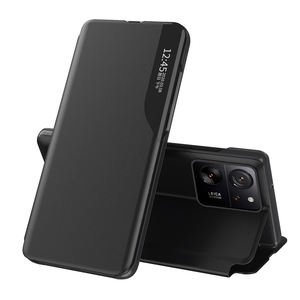 Funda de teléfono de cuero PU con ventana de media vista inteligente Original de lujo para <span class=keywords><strong>Xiaomi</strong></span> Mi 13T/13T <span class=keywords><strong>Pro</strong></span> funda de teléfono para <span class=keywords><strong>Redmi</strong></span> K60 ultra - Product Image 1