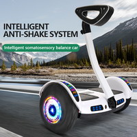 Hoverboard auto-équilibrant 8/10 pouces 36/54V pour enfants et adultes, avec poignée intelligente et barre de maintien, trottinette électrique à 2 roues, auto-équilibrante