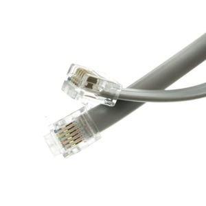 Nuevo <span class=keywords><strong>Cable</strong></span> Telefónico Modular <span class=keywords><strong>de</strong></span> <span class=keywords><strong>30</strong></span> <span class=keywords><strong>Metros</strong></span> RJ11 6P4C Macho a Macho para Línea Fija DSL - Product Image 4