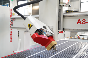 Máy chế biến gỗ CNC A8-1325 hiện đại tiên tiến Máy làm đồ nội thất 4 trục với trục xoay 180 độ - Product Image 2