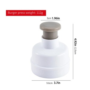 Prensa para hamburguesas, molde para hacer hamburguesas rellenas de carne y verduras, perfecto para hamburguesas y barbacoa, 1 unidad - Product Image 2