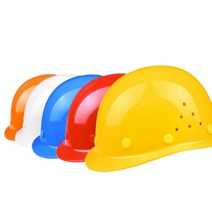 First <b>Shield</b> Safety Helmet Fiberglass Thickened Anti-Smashing Construction Site <b>Protective</b> Breathable Yellow Red White Blue - Product Image 1