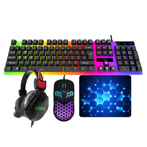 <span class=keywords><strong>Kit</strong></span> de <span class=keywords><strong>clavier</strong></span> de jeu <span class=keywords><strong>Gamer</strong></span> 4 pièces avec design en nid d'abeille - Product Image 5