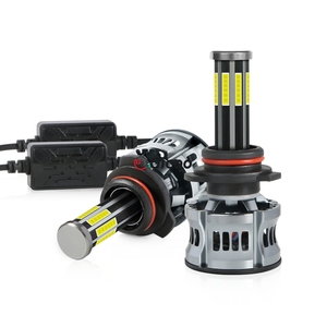 Ampoule de phare de voiture GICOO X8 à prix avantageux, 360 LED, 8000lm, 12V, pour voiture, moto, 9005, 9006, ampoule de phare automobile, antibrouillard - Product Image 5