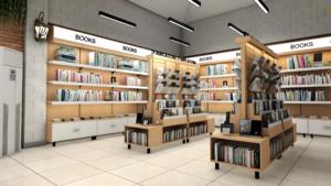 Espositore per Libri da Parete Booktore, Scaffali per Libreria, Vetrina per Libreria, Mobili e Bancone - Product Image 6
