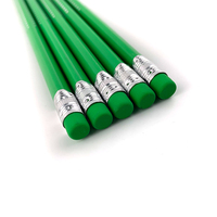 Jishui – ensemble de crayons en caoutchouc pour enfants, Mine de Golf, crayons Standard de 2mm, crayon de bureau et d'école, couleur foncée, noir