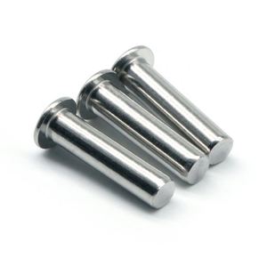 Rivet à tête plate en acier inoxydable, certifié ISO 9001, finition polie brillante, personnalisable, argenté, pour usage industriel - Product Image 4