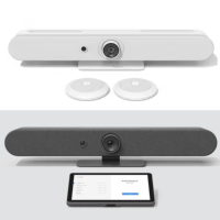 Système de visioconférence Logitech original, webcam Logitech CC4500E, Logitech Rally Bar Mini 4K UHD Premier, visioconférence tout-en-un