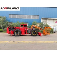 Plateforme élévatrice souterraine 500 kg, hauteur de levage maximale 7,2 m, force de traction 100 kN, plateforme de travail minière