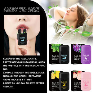 Inhalador Nasal 2025 con Doble Orificio, Barra de Aceite Energético, Proporciona Sensación Refrescante para las Náuseas, Mareos por Movimiento y Congestión Nasal - Product Image 2