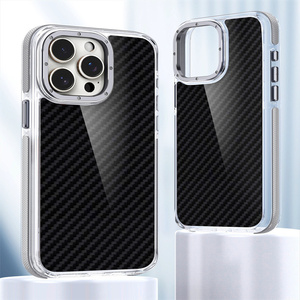 Lichicase ฝาหลังมือถือลายคาร์บอนไฟเบอร์แฟชั่นสำหรับ Motorola Power 2026 5G เคสป้องกันเลนส์โลหะ - Product Image 2