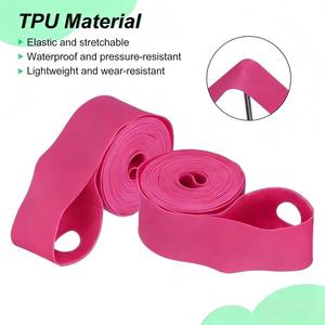 Bande de protection de jante de vélo en TPU durable et légère, anti-crevaison, pour jante arrière de VTT - Product Image 3