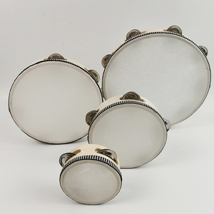 <span class=keywords><strong>Tambourin</strong></span> en bois de 4 à 6 pouces, instrument de percussion au son clair, idéal comme cadeau musical, disponible en grande quantité à prix avantageux - Product Image 2