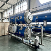 Máquina Esterilizadora de Alimentos Totalmente Automática, Retorta Horizontal Controlada por Computadora para Procesamiento de Alimentos