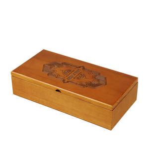 Boîte à vin et whisky en bois artisanale élégante - Étui haut de gamme doublé de velours - Boîte de rangement et de présentation personnalisée - Boîte cadeau - Product Image 5