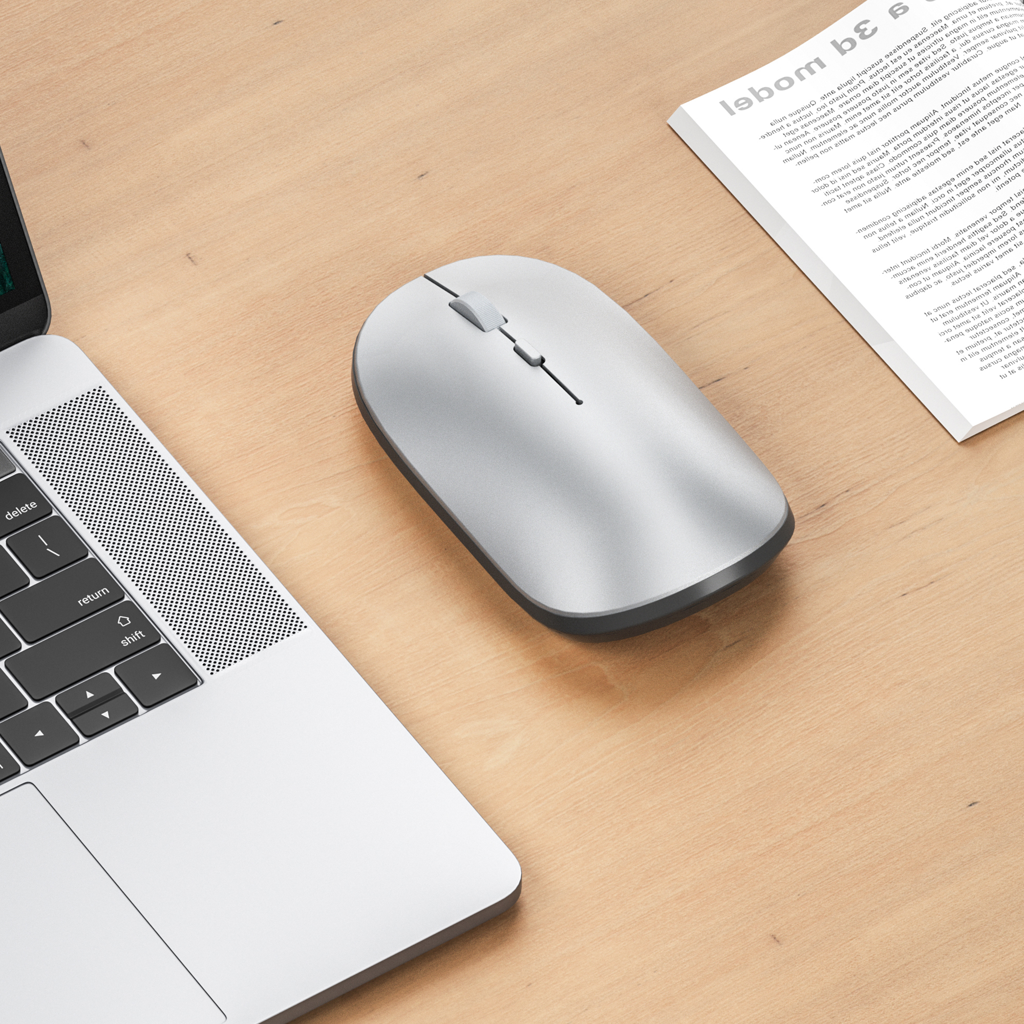 Gadgetoo Wiwu Wm104 Bluetooth Wireless Mouse 2.4G Dual Mode Gadgetoo Wiwu Wm104 Bluetooth Wireless Mouse 2.4G Dual Mode