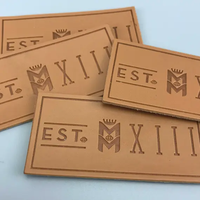 Étiquettes en cuir personnalisées, badges pour vêtements faits à la main, fabricant de logos de marque personnalisés, étiquettes en cuir véritable texturé pour jeans