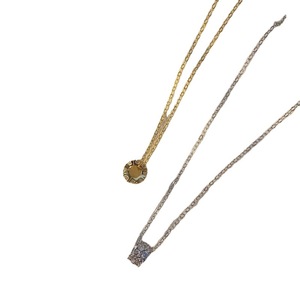 Women's Diamond Pendant Necklace Round Brilliant Cut Minimalist Luxury Style Everyday Wear Clavicle Chain - Product Image 5