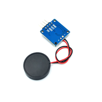 Modul Sensor Getaran Baixinda Piezoelectric Shock Tap, Saklar Getaran, Lembaran Perkusi untuk Kit Modul Elektronik, Pemasangan Solder