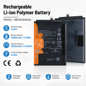 แบตเตอรี่ลิเธียมโพลิเมอร์ Huawei HB416594EGW ความจุ 4400mAh 3.89V สำหรับโทรศัพท์มือถือ สีดำ ผลิตในประเทศจีน - Product Image 5