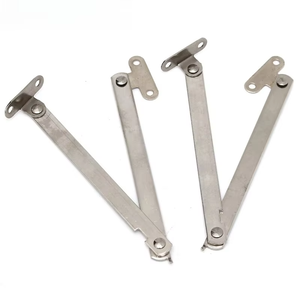 Stainless Steel <b>Light</b> Gray Modern Simple Double-Fold Support Rod Cabinet Door <b>Pull</b> <b>Handle</b> Movable Shelf Bracket Folding <b>Pull</b> - Product Image 1