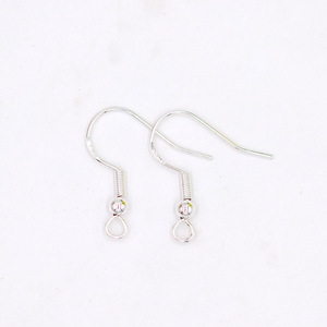 Accesorios para pendientes de plata de ley S925, chapados en oro de 18 quilates, para la fabricación de joyas, forma de gota con cuentas. - Product Image 4