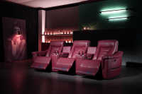 Mode einfache große Sofa Wohnzimmer Schlafs ofa Set Serie von elektrischen Aufzug Sofa Sessel viele Menschen liegen Filme und Fernsehen