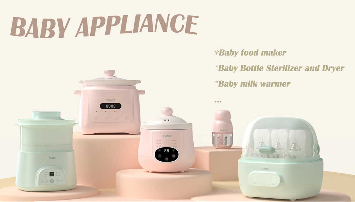 Tonze Baby Bottle Steam Sterilizer Automatic Efficient