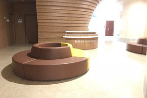 نوعية جيدة الحديثة صالة كبيرة جولة طقم أريكة لوبي الفندق - Product Image 6