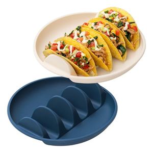 Soportes de Silicona Reutilizables y Ecológicos, Aptos para Lavavajillas y Microondas, Nuevos Soportes para Servir Tacos en Fiestas - Product Image 1