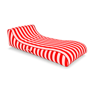 수영장 또는 해변 선탠을 강력하게 지원하는 풍선 PVC 수영장 안락 의자 편안한 일광욕 플로트 베드 - Product Image 6