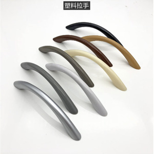 Plastic Furniture Handle Bar Cabinet <b>Drawer</b> Door Pull Spray Paint Minimalist Design Durable ABS-96 - Product Image 1
