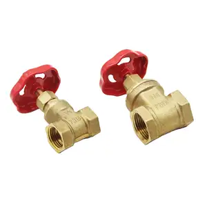 Factory Direct Supply For Plumbing Brass Flanged Gate Valve Internal Thread Hard Density Brass Gate Valve